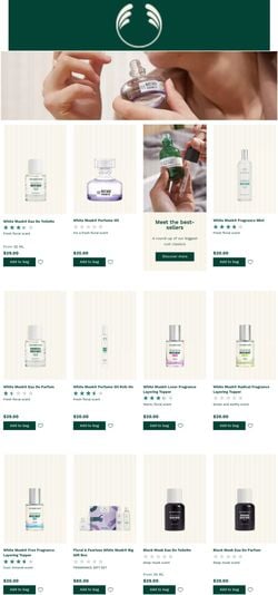 Current catalogue The Body Shop