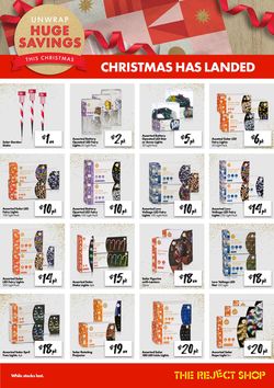 Catalogue The Reject Shop Christmas 2020 from 29/10/2020
