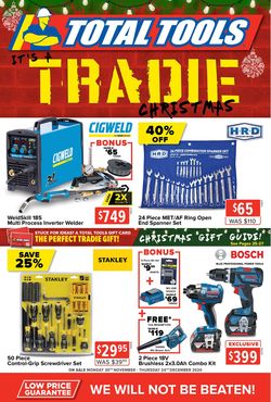 Catalogue Total Tools - Christmas 2020 from 30/11/2020
