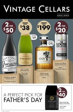 Catalogue Vintage Cellars from 24/08/2023