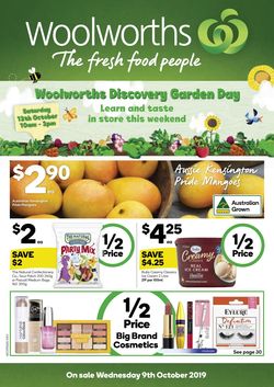 Woolworths Catalogue from 09/10/2019