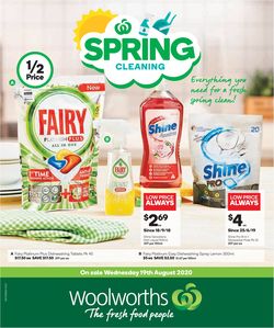 Catalogue Woolworths from 19/08/2020