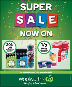 Catalogue Woolworths - Black Friday 2020 from 25/11/2020