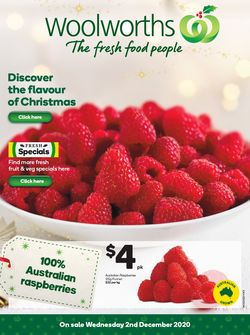 Catalogue Woolworths - Christmas 2020 from 02/12/2020