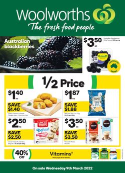 Woolworths Catalogue from 09/03/2022