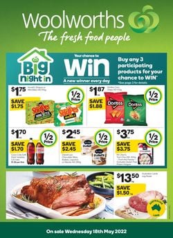 Catalogue Woolworths from 18/05/2022