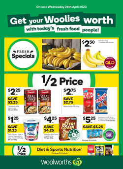 Catalogue Woolworths from 26/04/2023