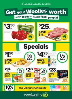 Catalogue Woolworths from 21/06/2023