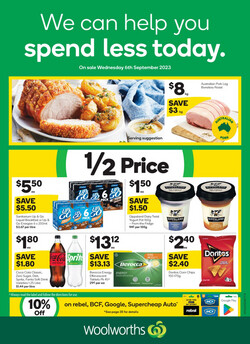 Catalogue Woolworths - Darwin from 06/09/2023