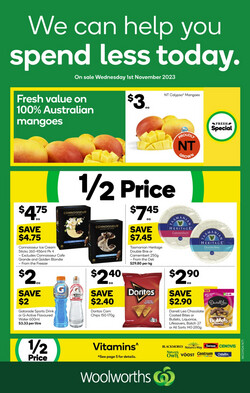 Catalogue Woolworths - Darwin from 01/11/2023