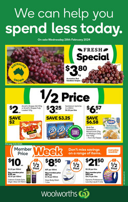 Catalogue Woolworths - Darwin from 28/02/2024