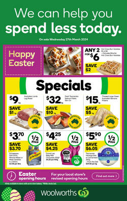 Catalogue Woolworths - Canberra from 27/03/2024