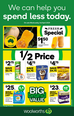 Catalogue Woolworths - Darwin from 03/04/2024