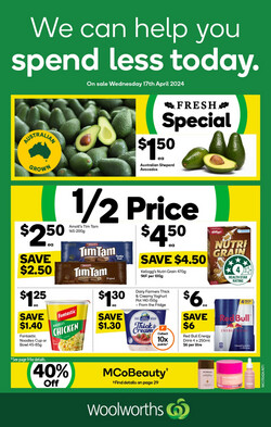 Catalogue Woolworths - Darwin from 17/04/2024