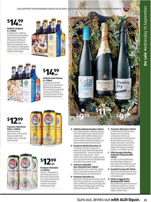 ALDI Catalogue from 15/09/2021