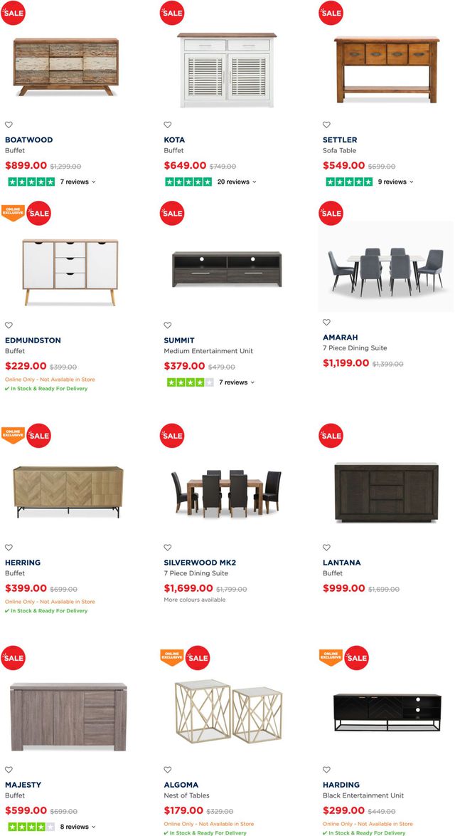 Amart Furniture Catalogue from 01/03/2022