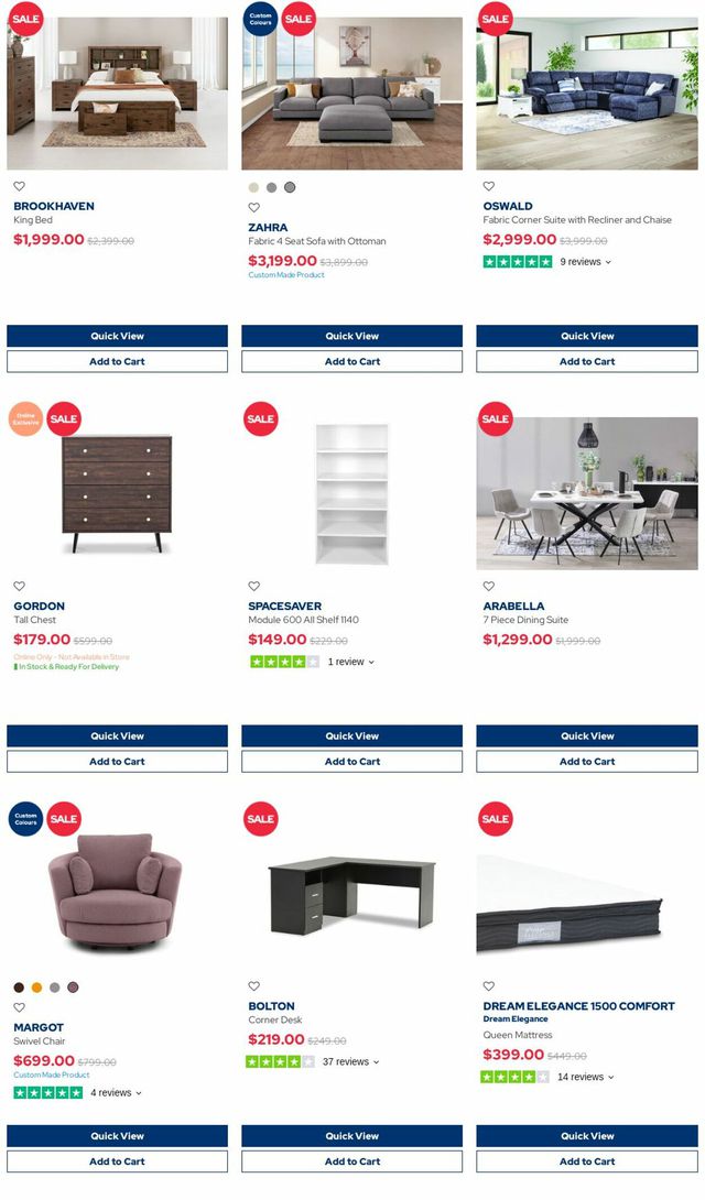 Amart Furniture Catalogue from 10/07/2023