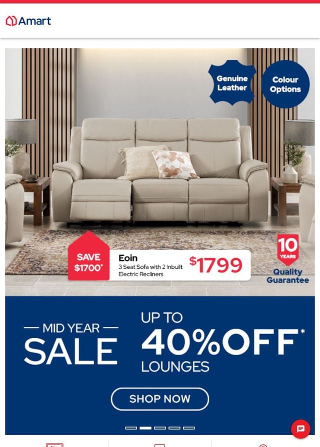 Amart Furniture Catalogue from 03/07/2023