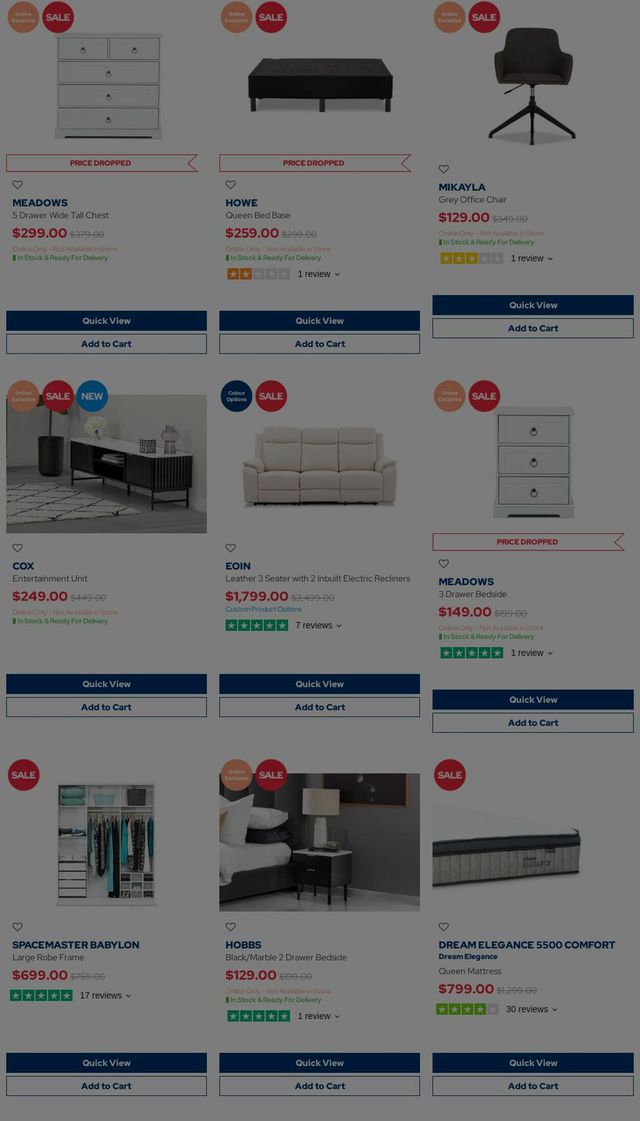 Amart Furniture Catalogue from 07/08/2023