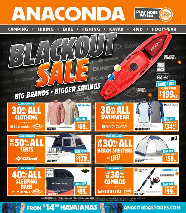 Anaconda Catalogue from 07/11/2022