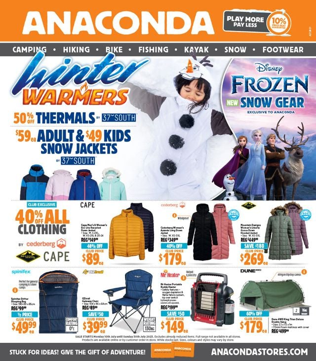 Anaconda Catalogue from 10/07/2023