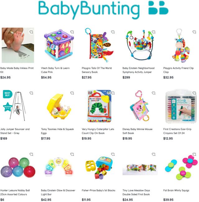 Baby Bunting Catalogue from 01/09/2022