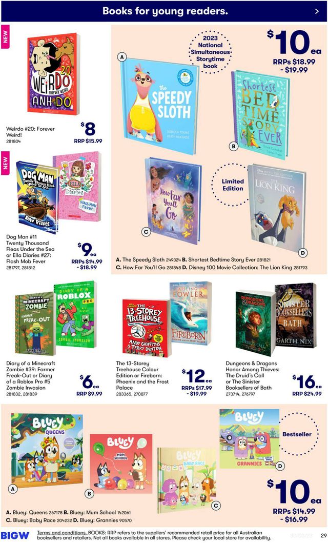 BIG W Catalogue from 30/03/2023