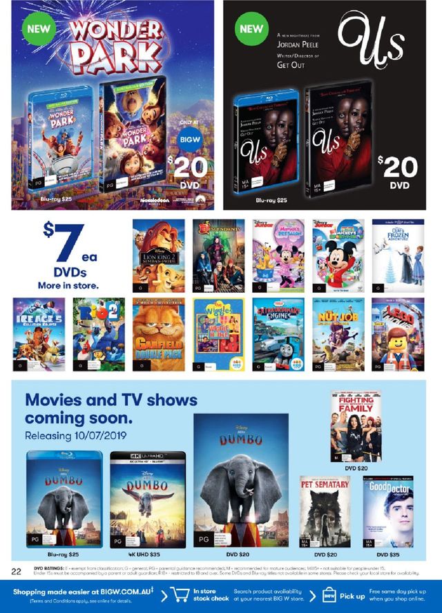 BIG W Catalogue from 04/07/2019