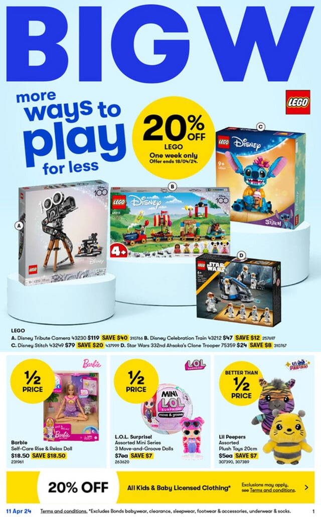 BIG W Catalogue from 14/08/2024
