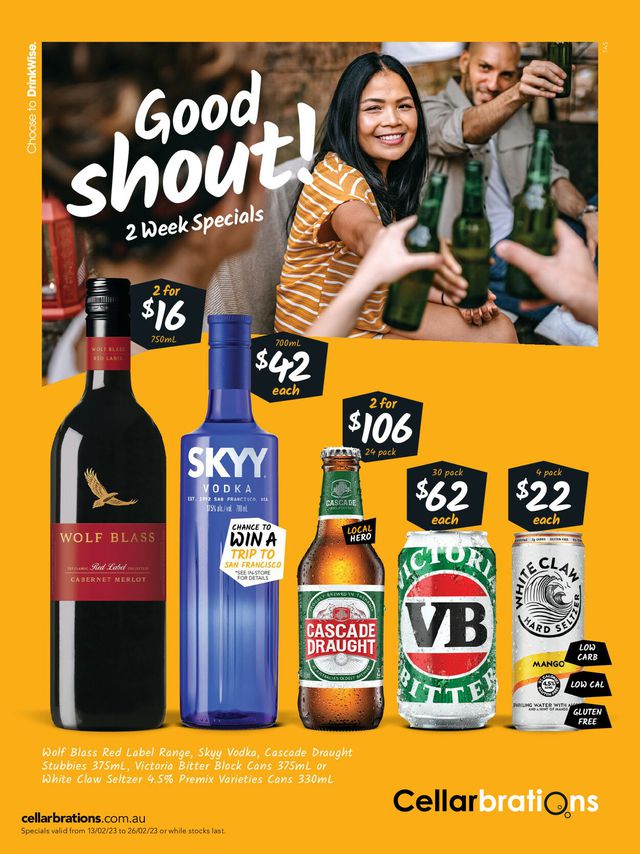 Cellarbrations Catalogue from 14/02/2023