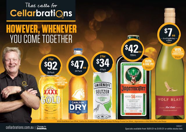 Cellarbrations Catalogue from 18/01/2021