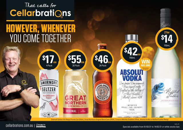 Cellarbrations Catalogue from 01/02/2021