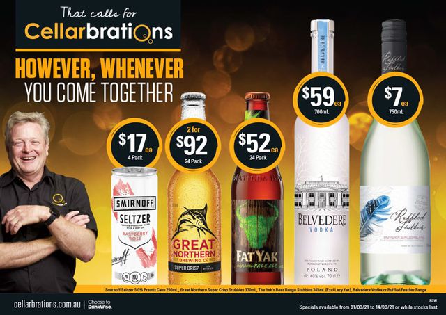Cellarbrations Catalogue from 01/03/2021