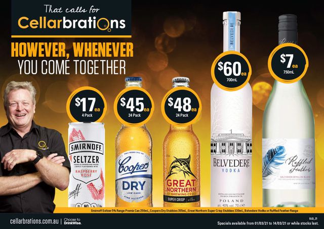 Cellarbrations Catalogue from 01/03/2021