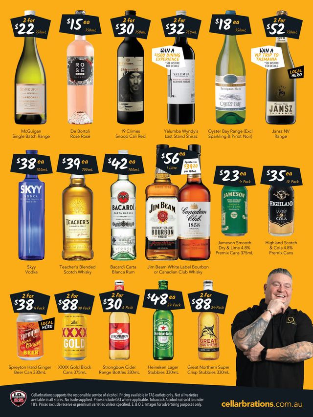 Cellarbrations Catalogue from 18/07/2022