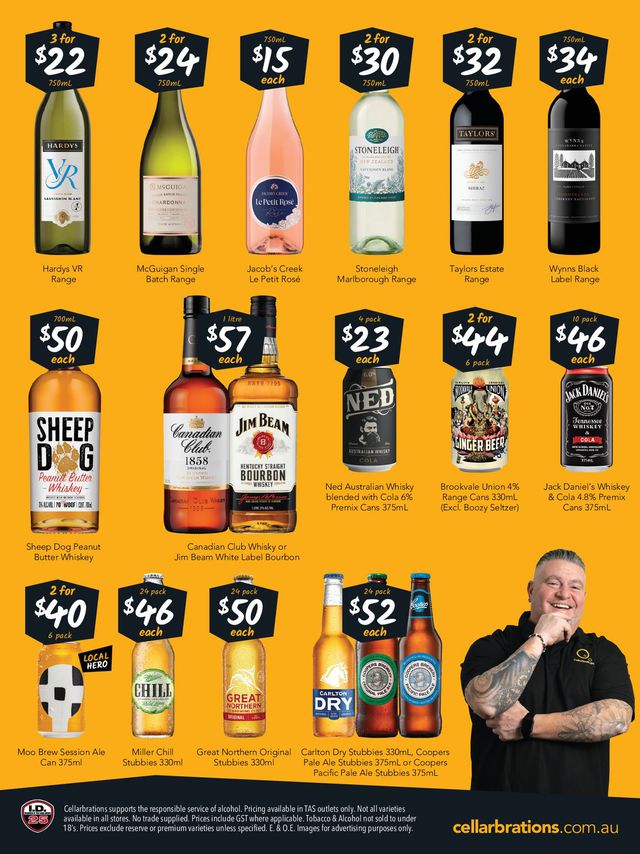 Cellarbrations Catalogue from 15/08/2022