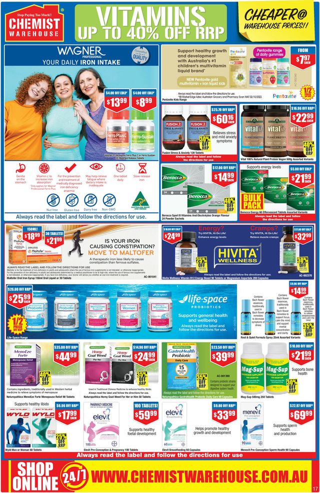 Chemist Warehouse Catalogue from 03/01/2023