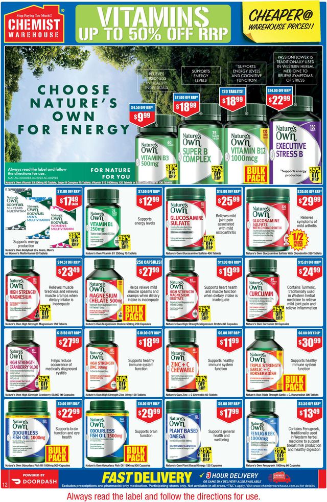 Chemist Warehouse Catalogue from 21/04/2023