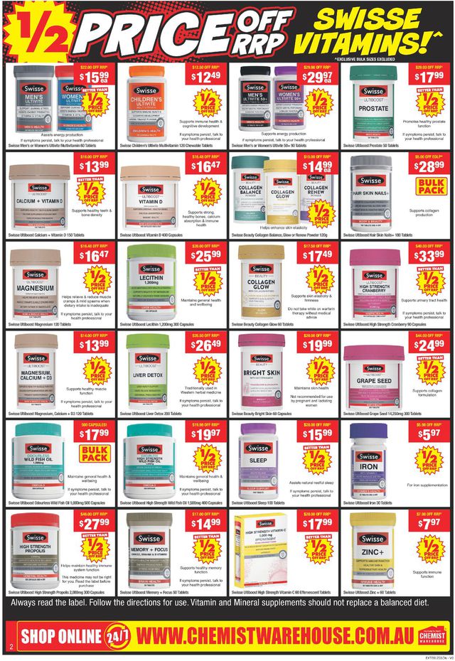 Chemist Warehouse Catalogue from 26/12/2020