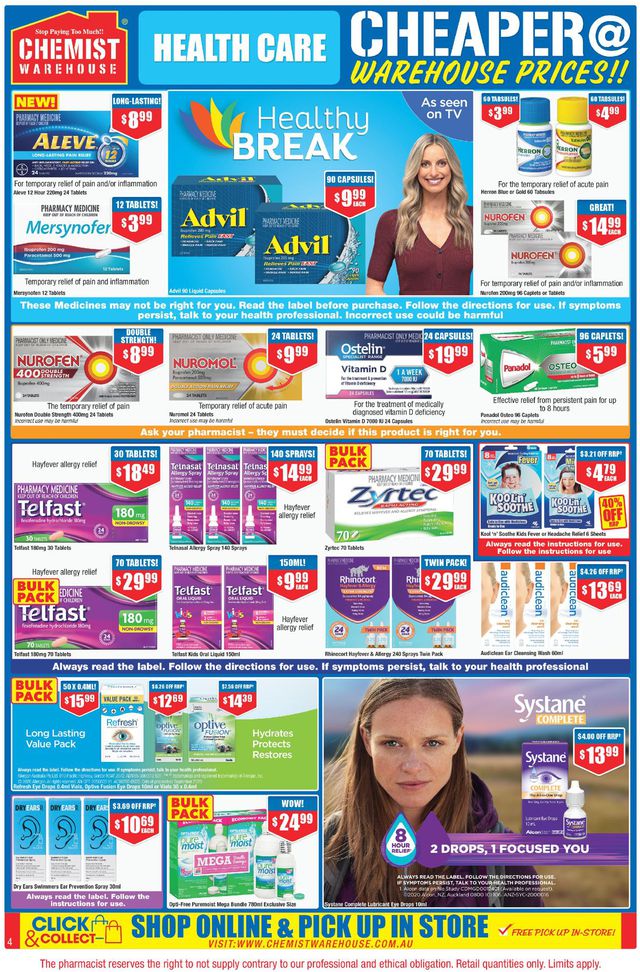 Chemist Warehouse Catalogue from 07/01/2021
