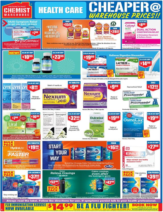 Chemist Warehouse Catalogue from 25/03/2021