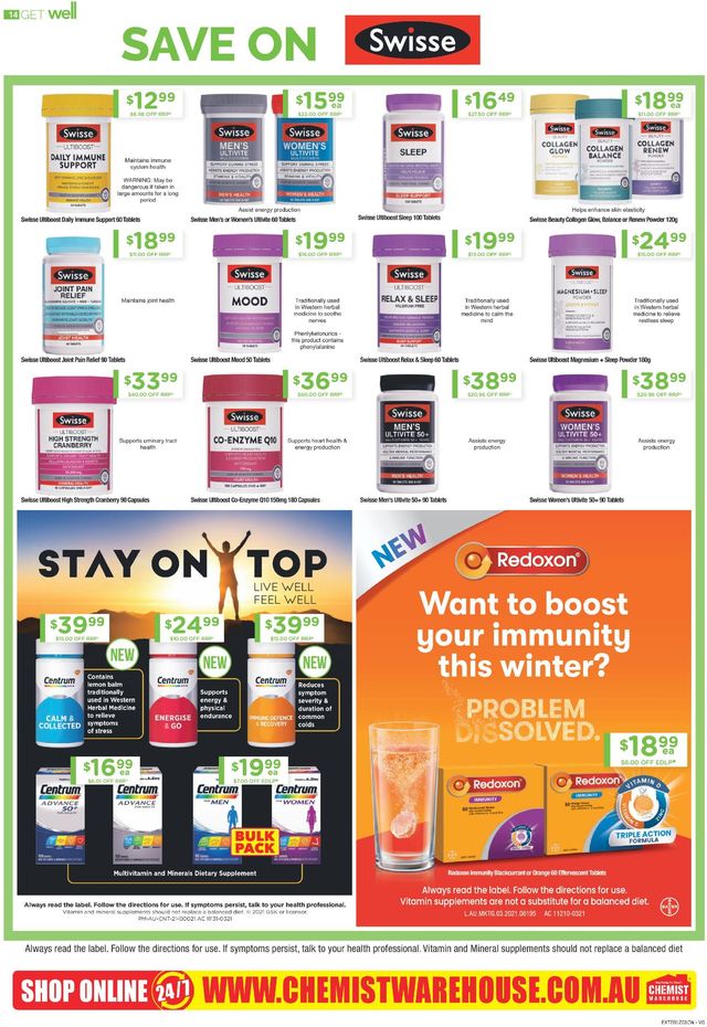 Chemist Warehouse Catalogue from 10/06/2021