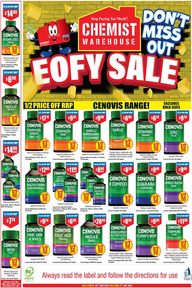 Chemist Warehouse Catalogue from 22/06/2023