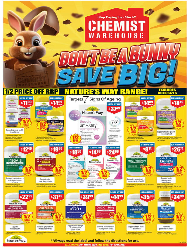 Chemist Warehouse Catalogue from 27/03/2024