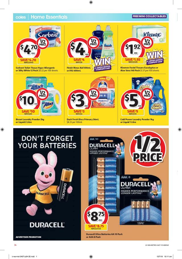Coles Catalogue from 24/07/2019