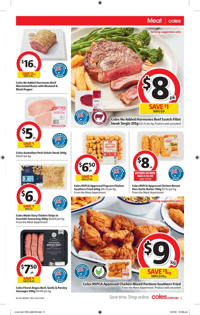 Coles Catalogue from 15/01/2020