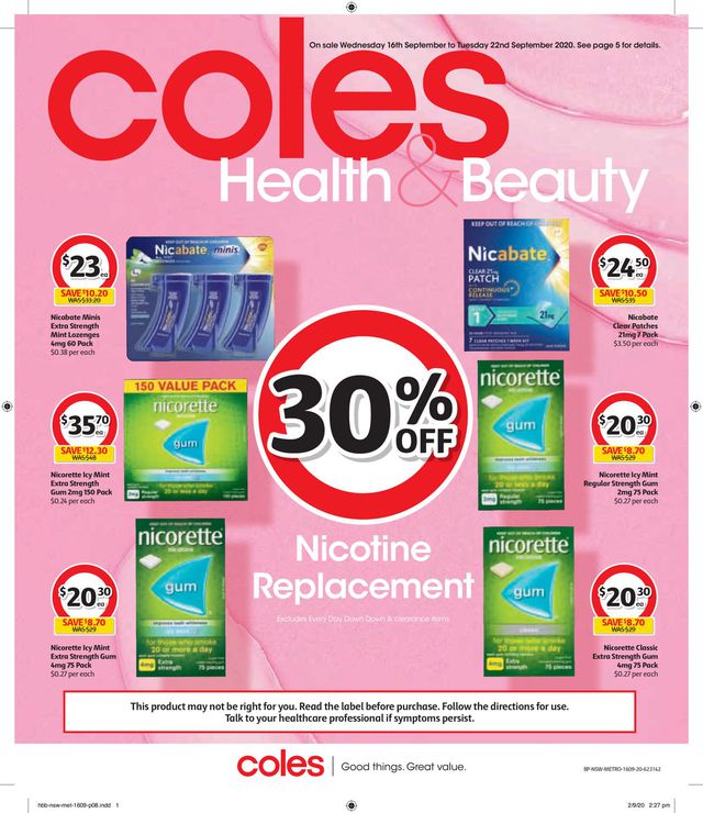 Coles Catalogue from 16/09/2020