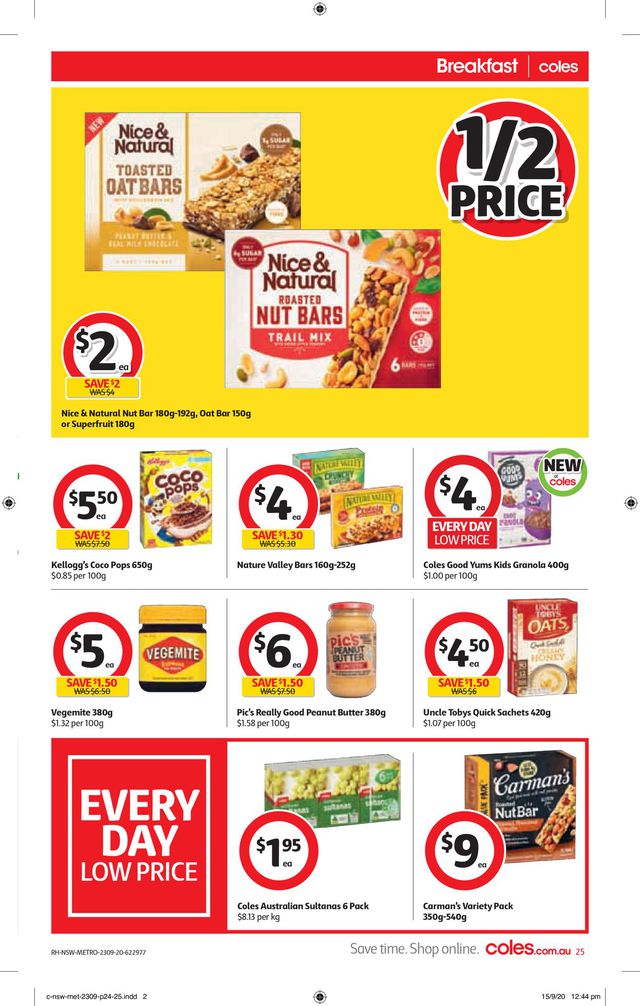 Coles Catalogue from 23/09/2020