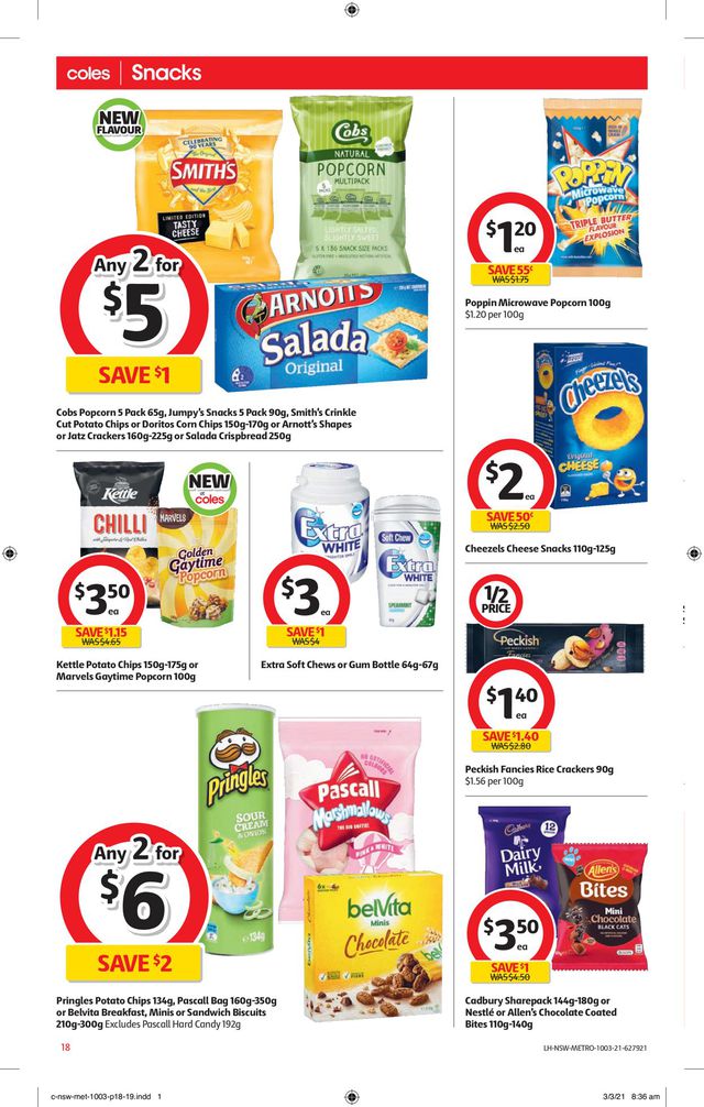 Coles Catalogue from 10/03/2021