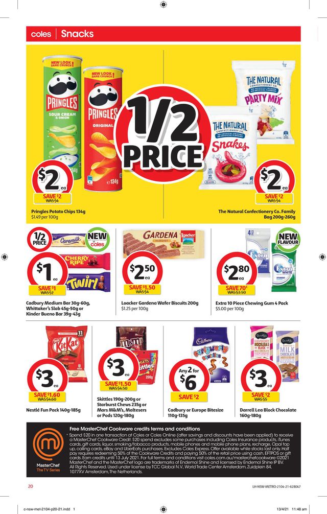 Coles Catalogue from 21/04/2021